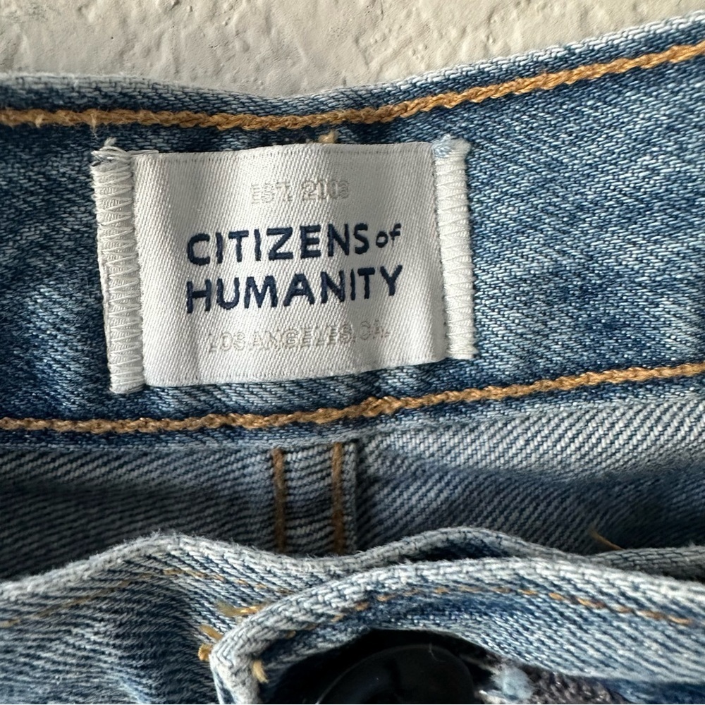 Citizens of Humanity Ayla Baggy Jeans in Zenith SZ 28 - Picture 6 of 9